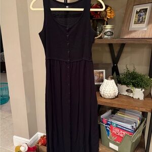 Frye Black Sleeveless Maxi Dress